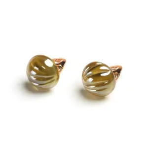 Antica Murrina Earrings Clip on Samarcanda Amber
