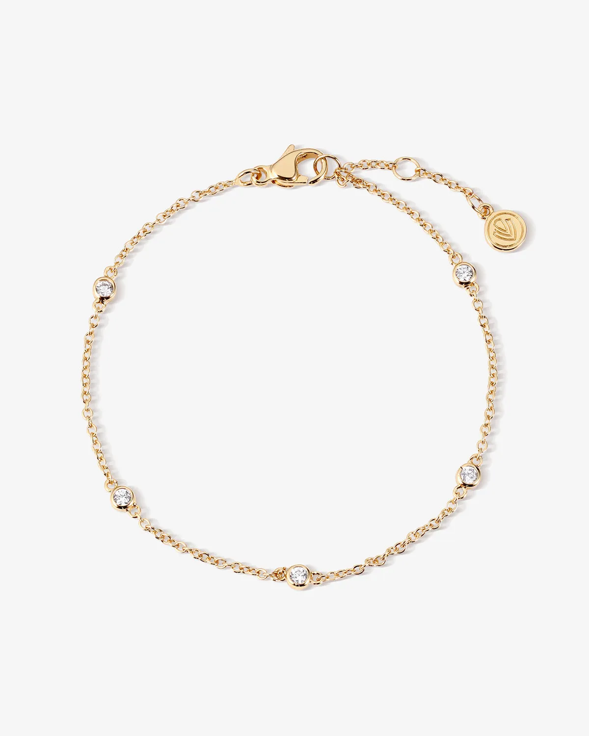 Multi Bezel Set Bracelet
