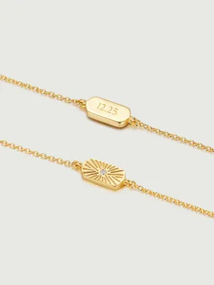 OBY Stellar Diamond Engravable Bracelet