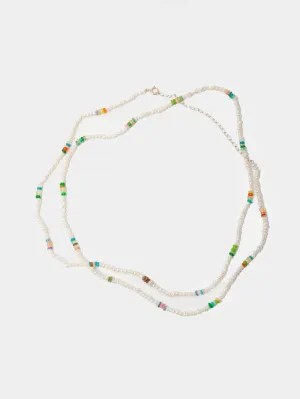 Seed Pearl & Opal Wrap Strand