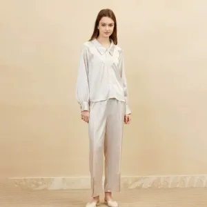 Silk Pajama Set 100% Mulberry – Raglan Sleeve, Elegant & Luxurious