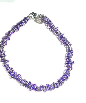 Titanium Purple Chaos Bracelet