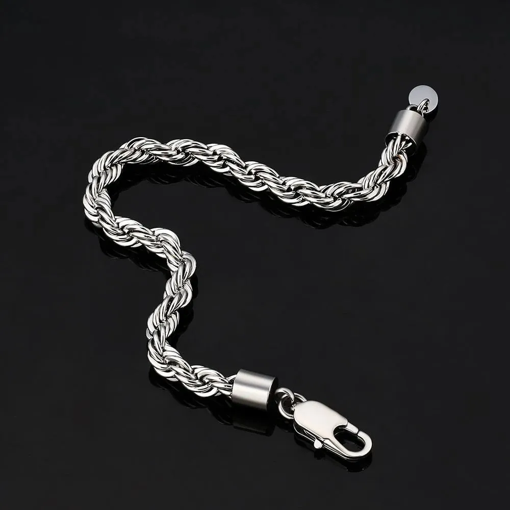 Titanium Steel Bracelet for Men | Gold-Plated