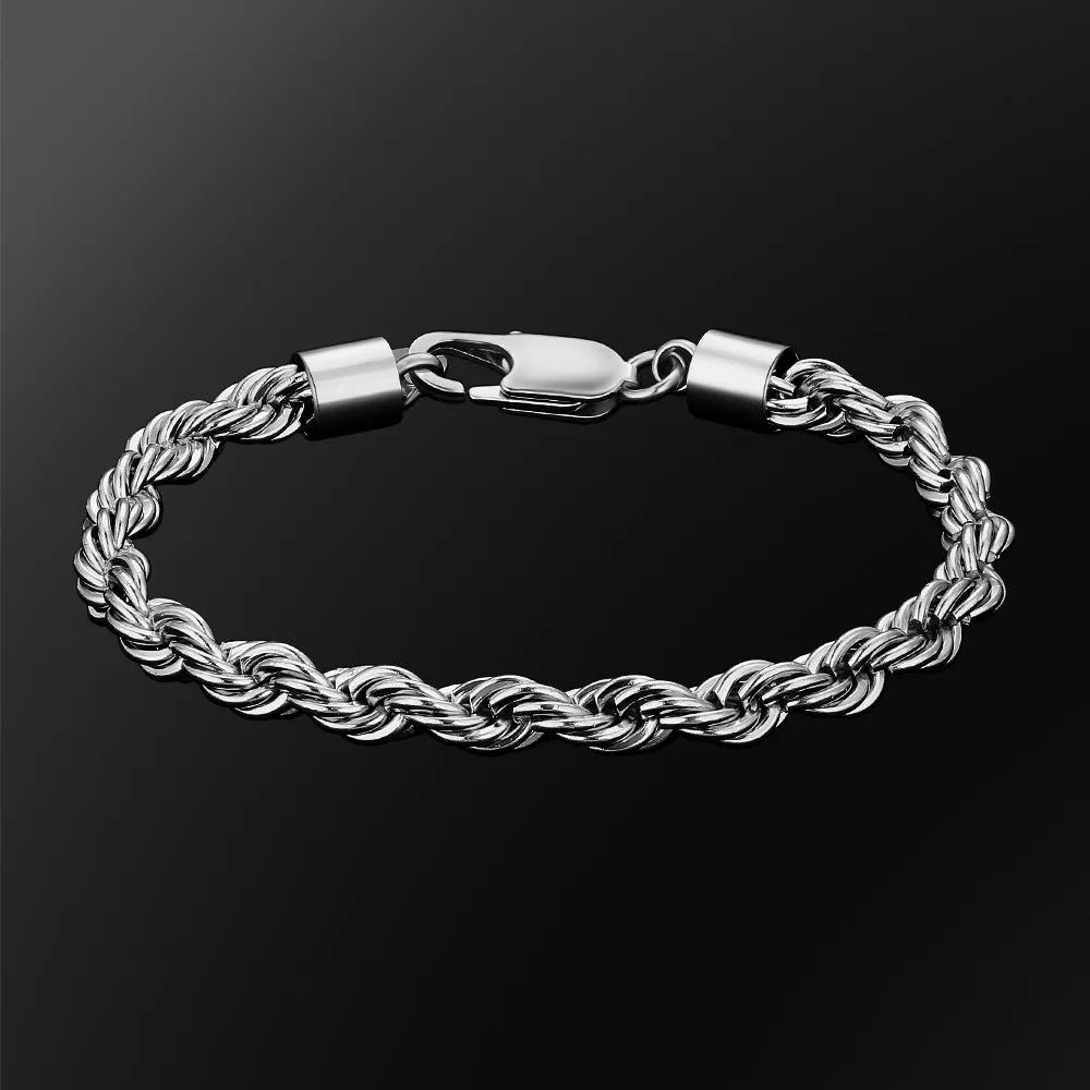 Titanium Steel Bracelet for Men | Gold-Plated